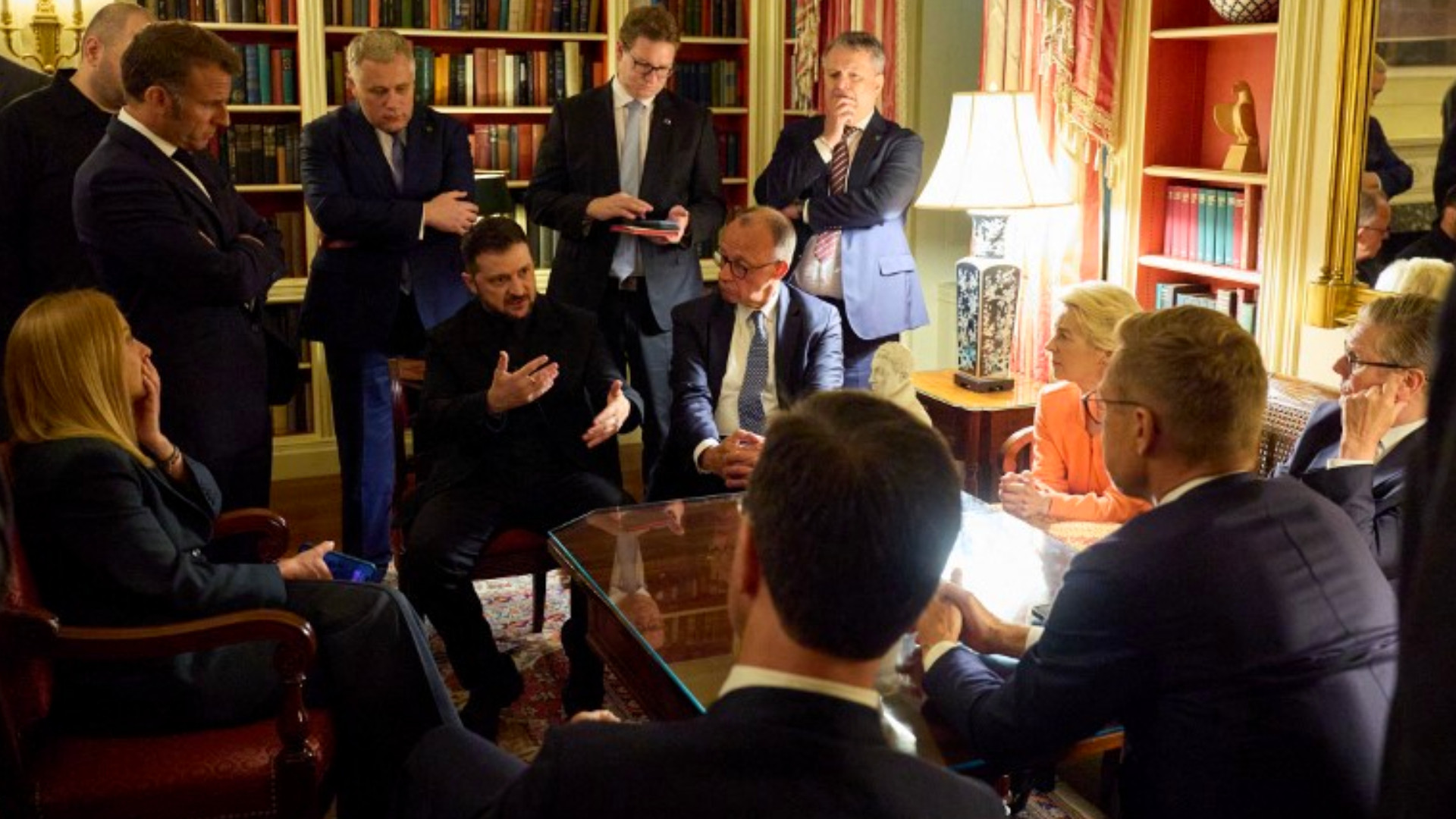 zelenski macron merz afp