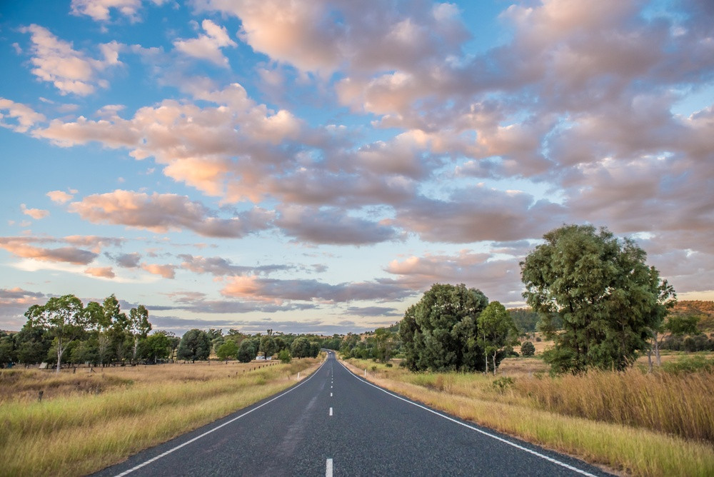 strada peisaj pustiu