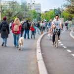calea victoriei oameni pe strada