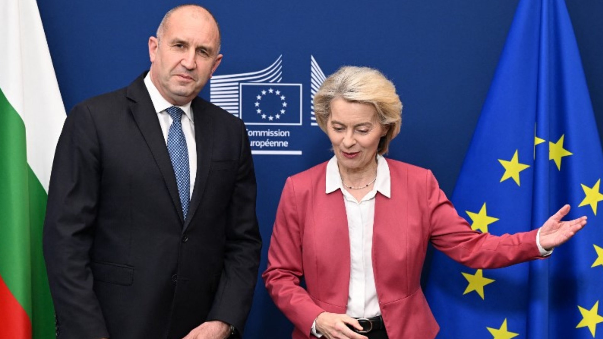 rumen radev ursula von der leyen afp