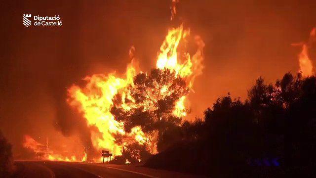 incendiu spania