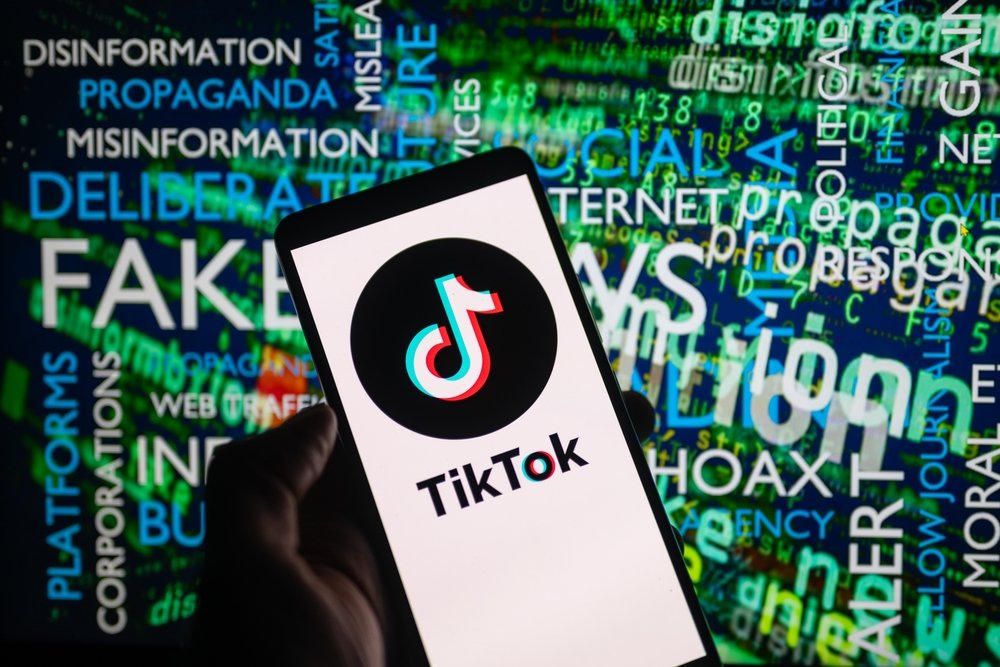 fake news tiktok shutterstock 2378698421