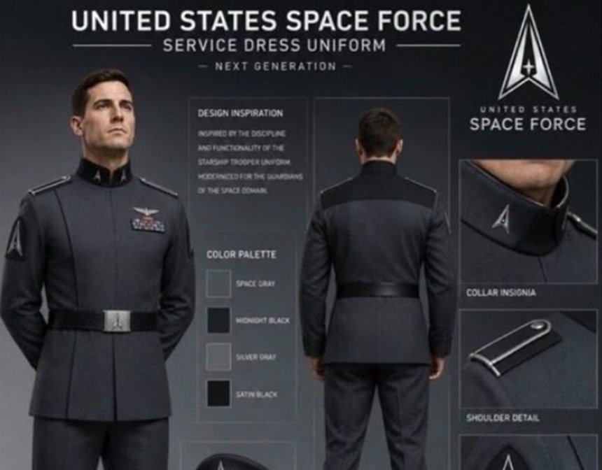 trump uniforme forta spatiala tw